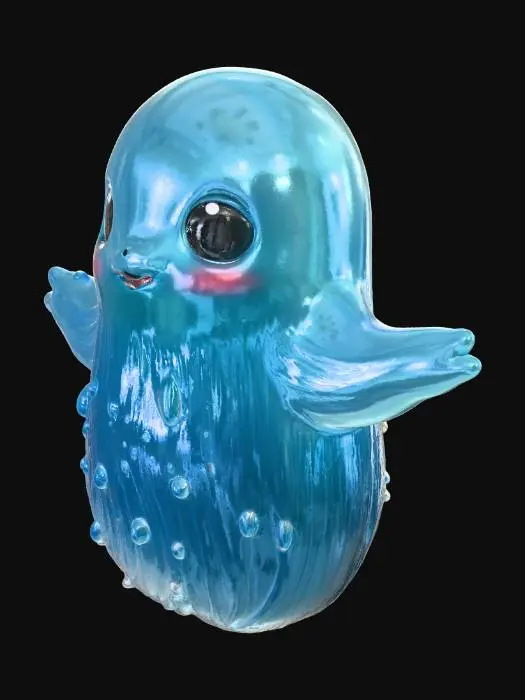 3D model for Forest Wisp