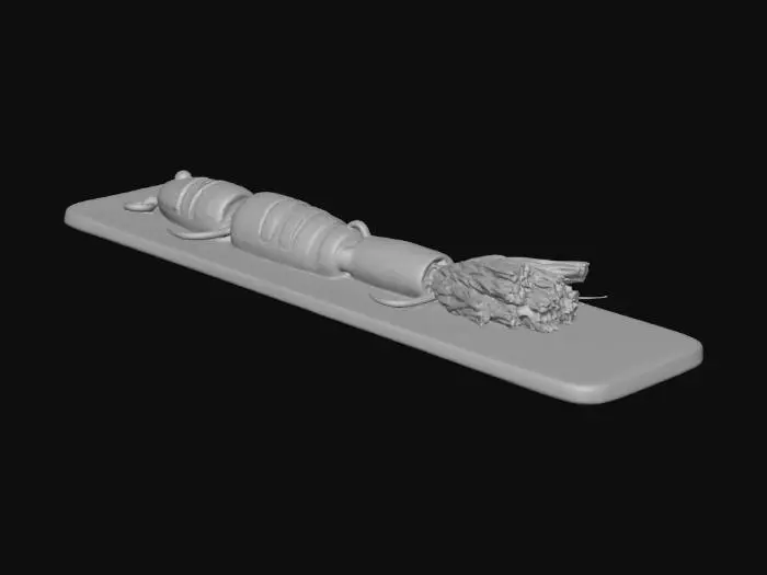 3D model for Fishing Lure Package