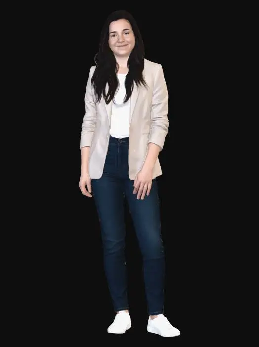 3D model for Casual Young Adult Woman