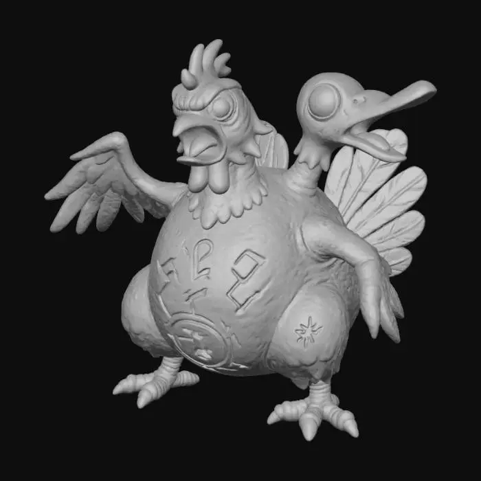 3D model for Mystic Chimera, #Thanksgiving#