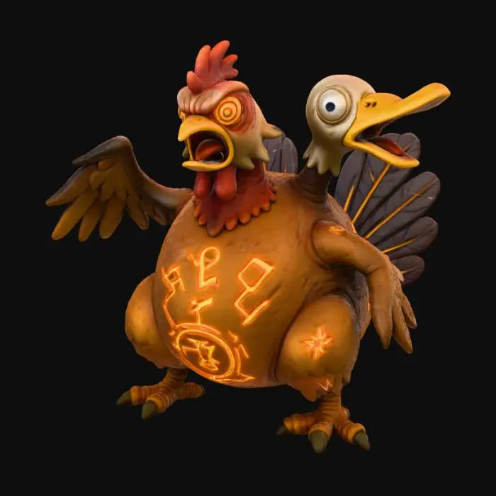 3D model for Mystic Chimera, #Thanksgiving#