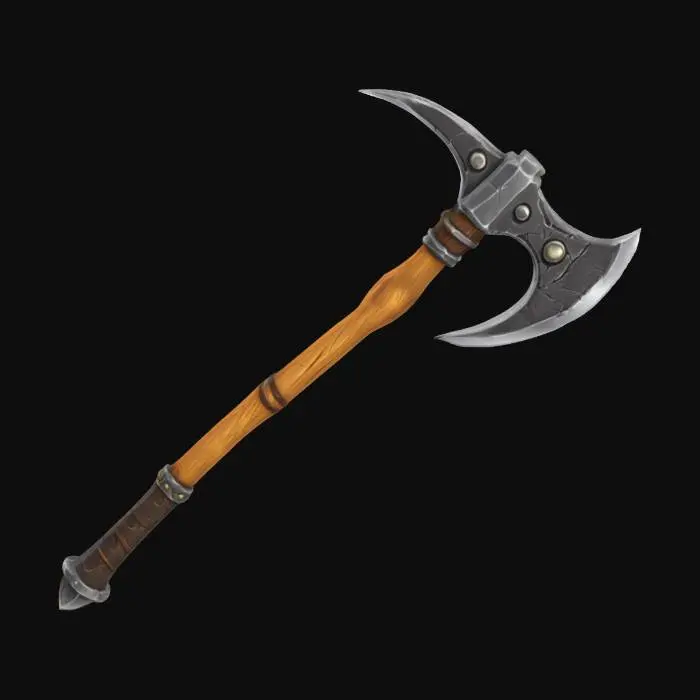 3D model for A pickaxe for a miner, Warcraft 3 Reforged Style