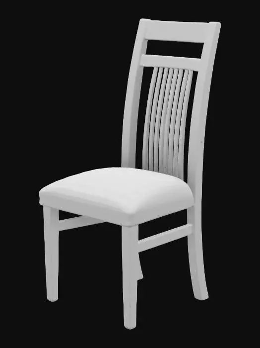 3D model for Red Velvet Chair