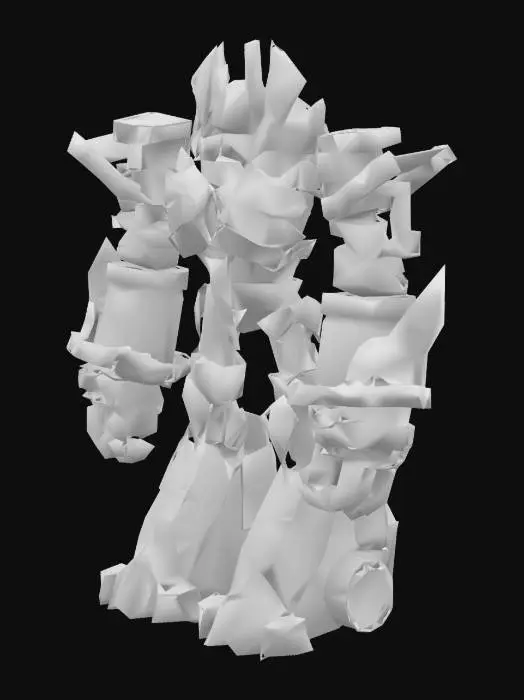 3D model for Metallic Guardian