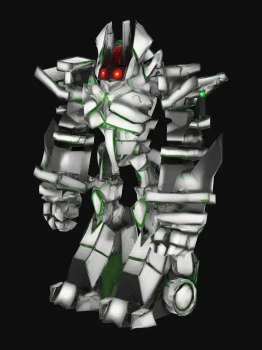 3D model for Metallic Guardian