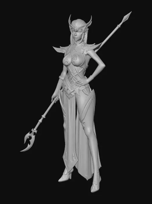 3D model for Dark Enchantress