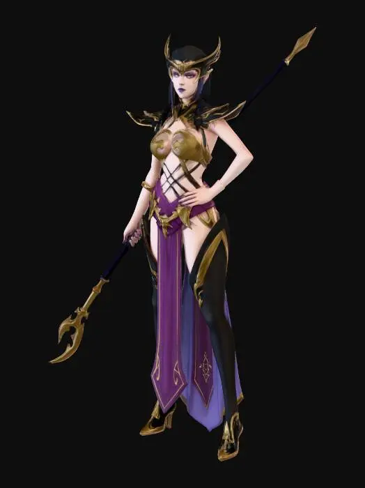 3D model for Dark Enchantress