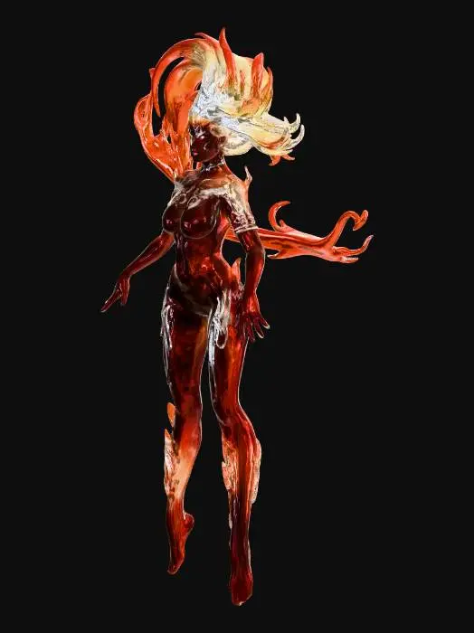 3D model for Ember Queen