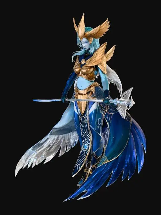 3D model for Azure Valkyrie