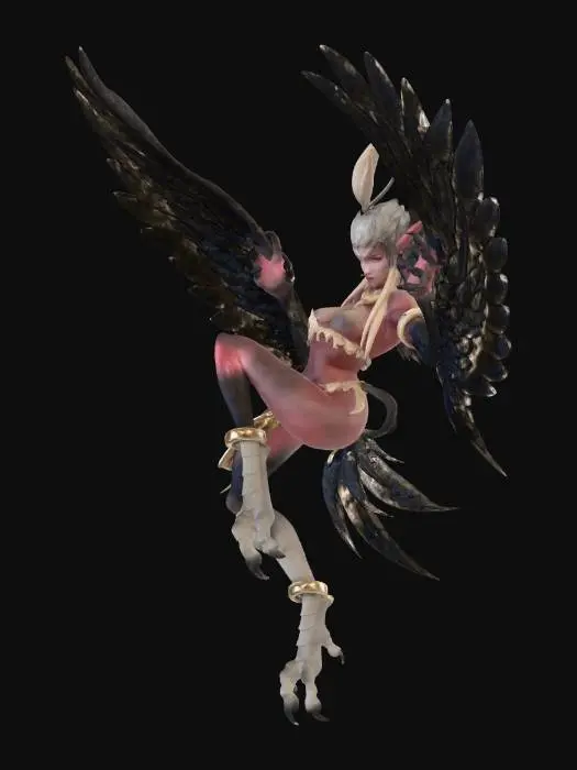 3D model for Raven Queen of the Thorns