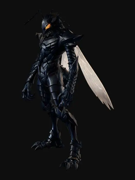 3D model for Obsidian Dreadknight