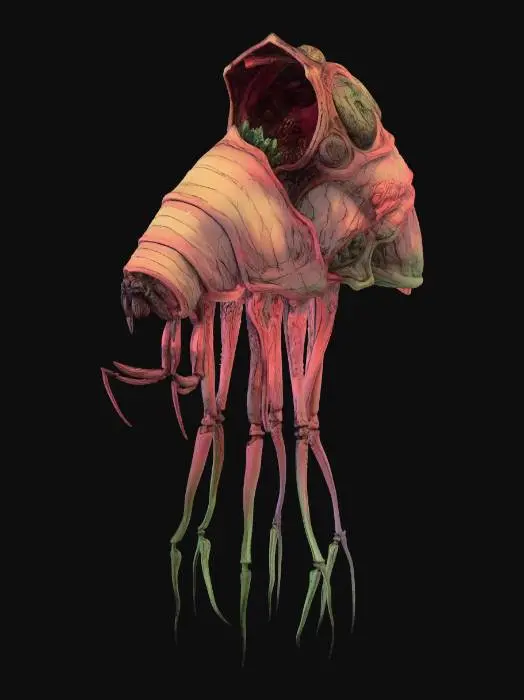 3D model for silt strider