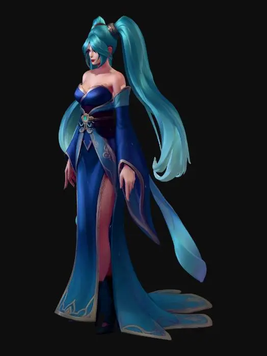3D model for Azure Enchantress