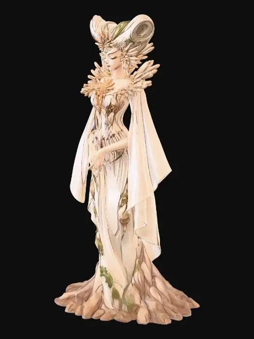 3D model for Goddess of the Golden Circle