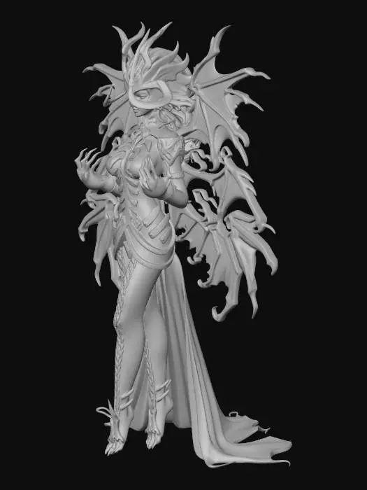3D model for Sunset Dragon Empress