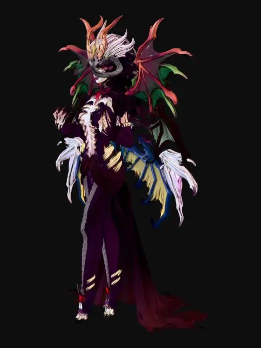 3D model for Sunset Dragon Empress