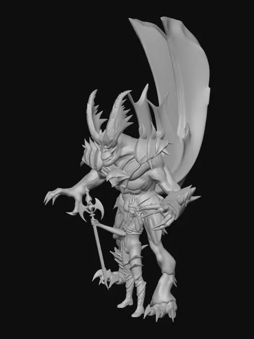 3D model for wind goddess