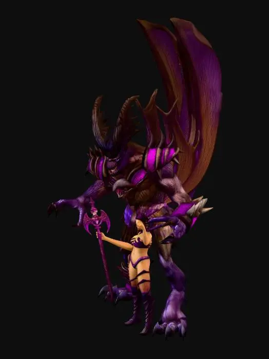 3D model for wind goddess