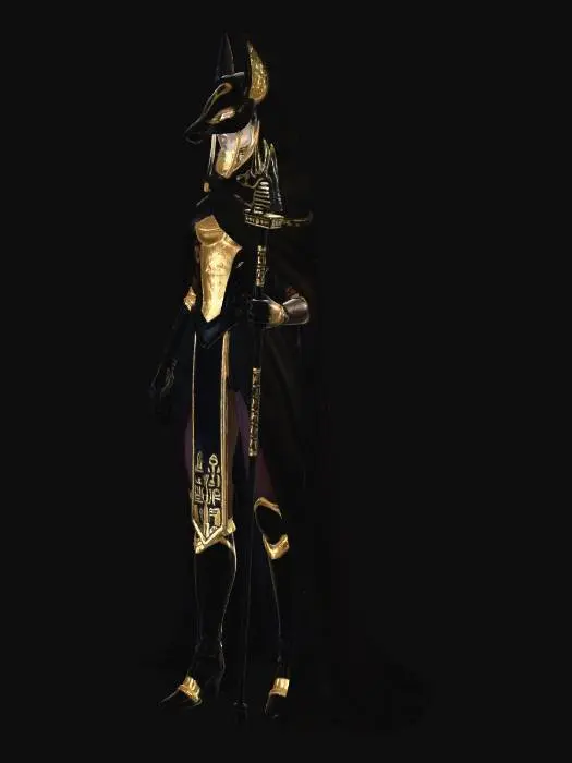 3D model for Midnight Anubis