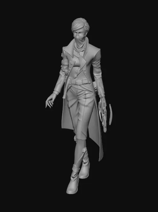 3D model for Midnight Masked Assassin