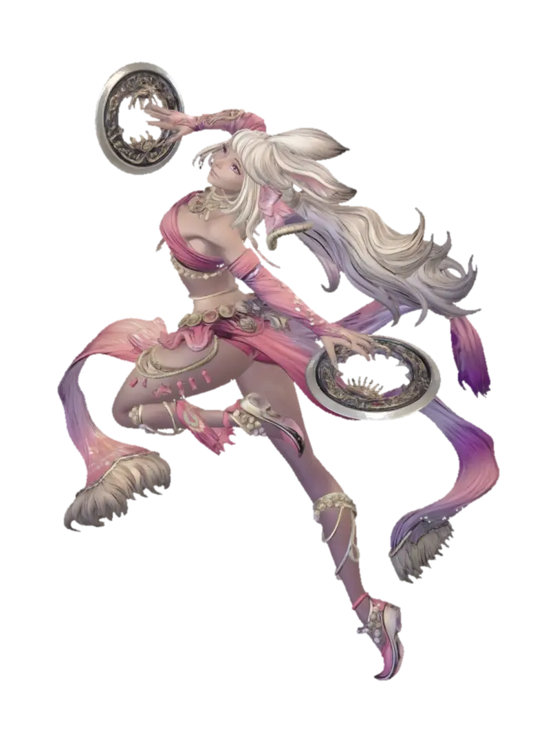 Petalwind Hare Dancer 3D model, vytvořený pomocí AI