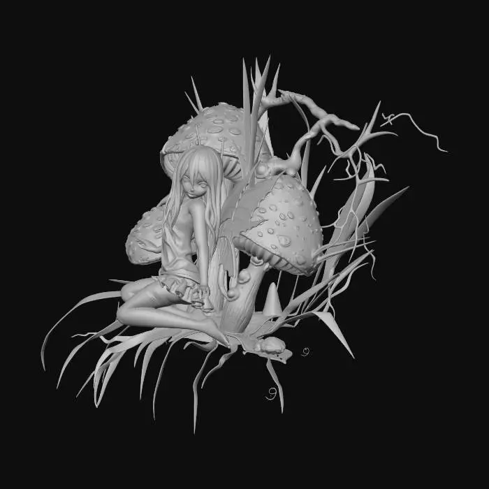 3D model for Mushroom Moon Nymph