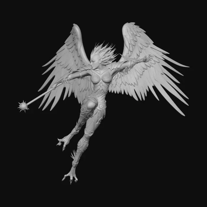 3D model for Winged Warbringer