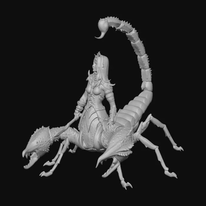 3D model for Desert Scorpion Empress
