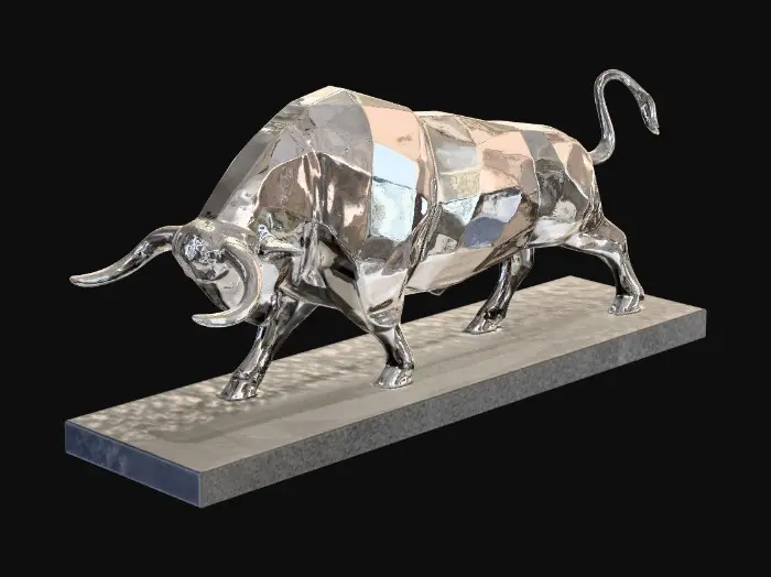 3D model for Crystal Bull Statue
