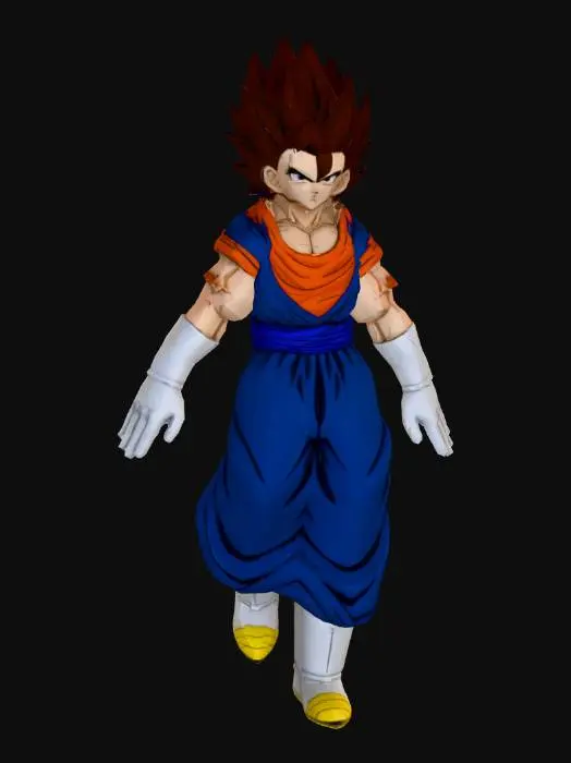 3D model for Goku saiyan