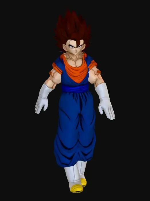 3D model for Goku saiyan