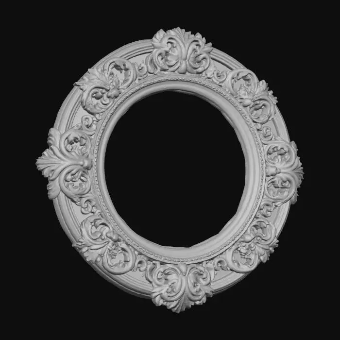 3D model for Cornice circolare Barocca