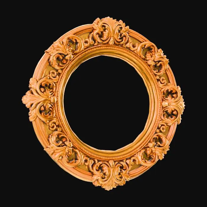 3D model for Cornice circolare Barocca