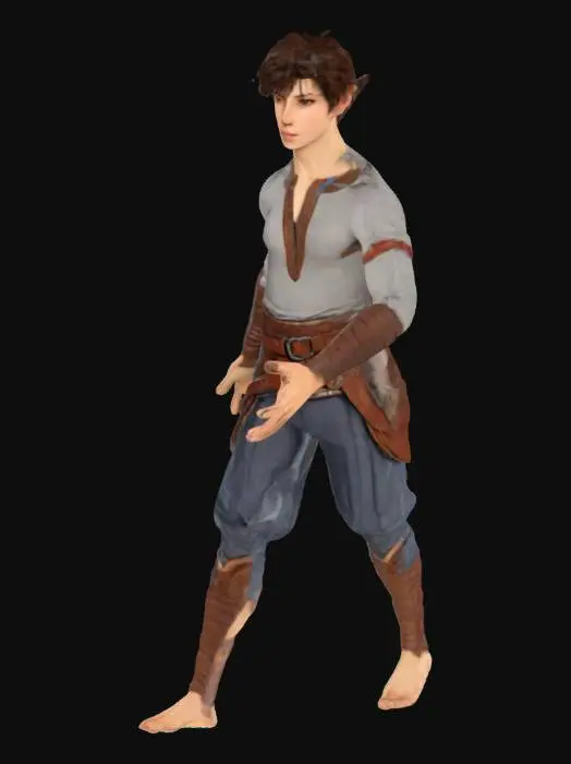 3D model for Elf Adventurer