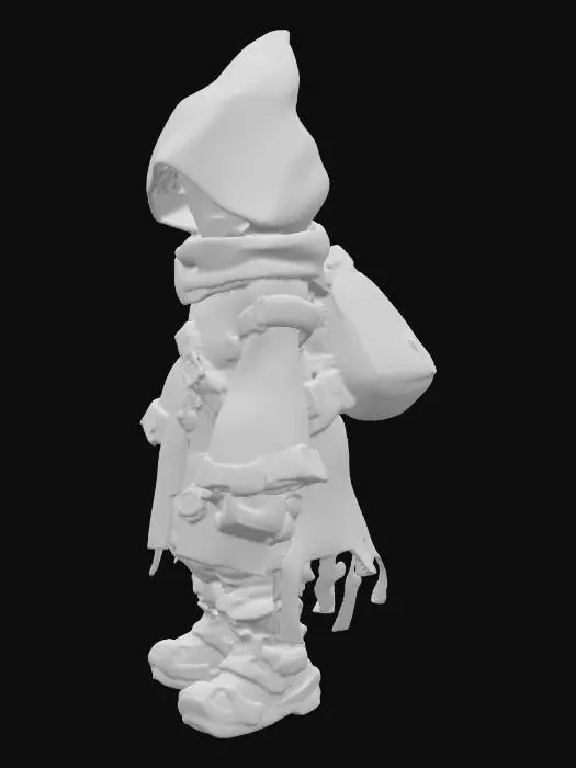 3D model for Hooded Wanderer