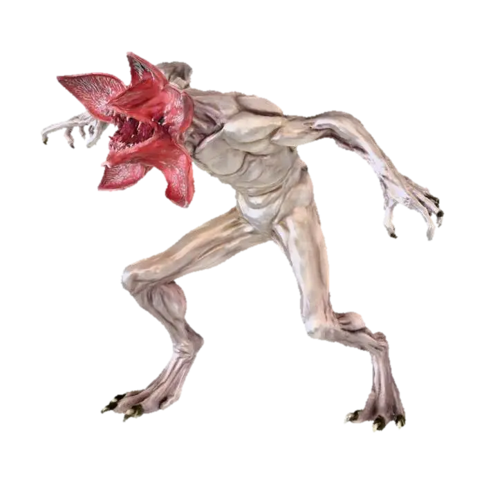 Demogorgon Creature 3D model, vytvořený pomocí AI