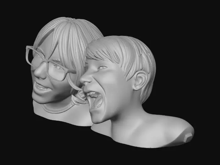 3D model for Smiling Duo