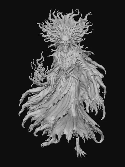 3D model for Ethereal Witch