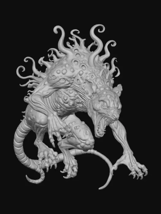 3D model for Writhing Pestilent Beast