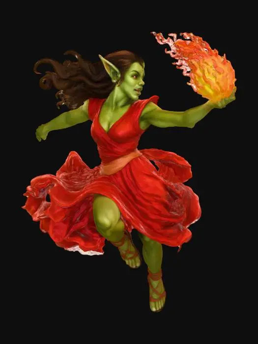 3D model for Goblin Flamecaster