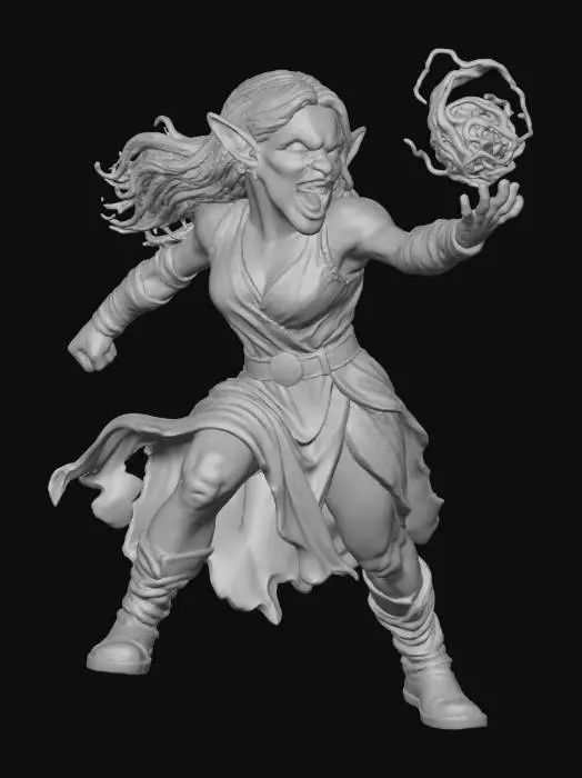 3D model for Goblin Sorceress Unleashed
