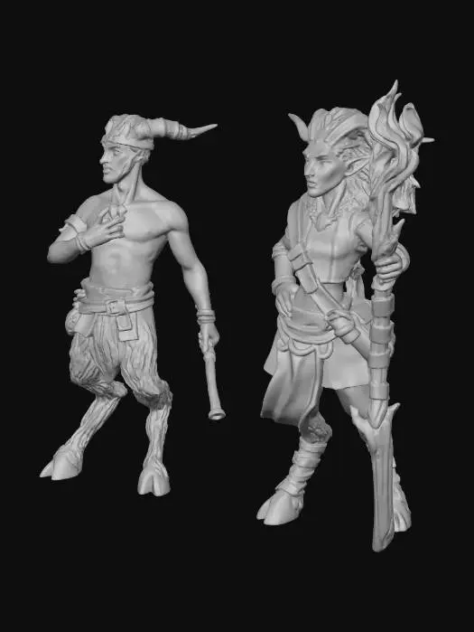 3D model for Satyr Companions