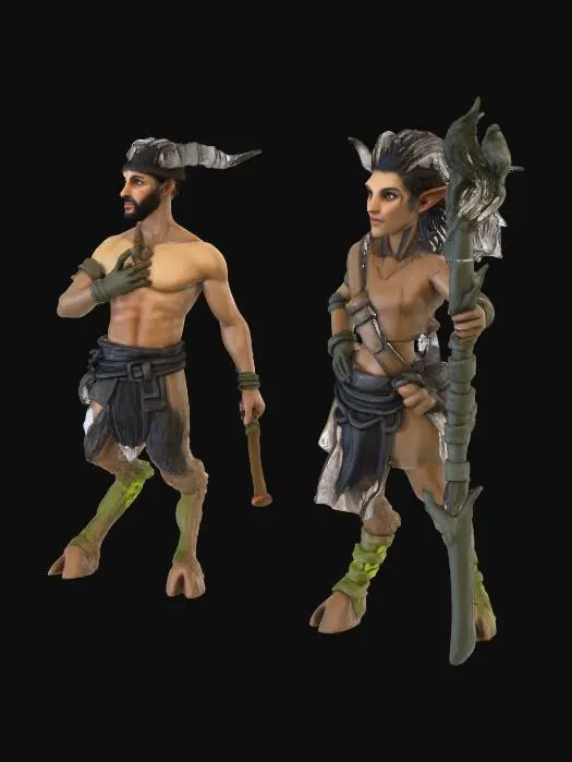 3D model for Satyr Companions