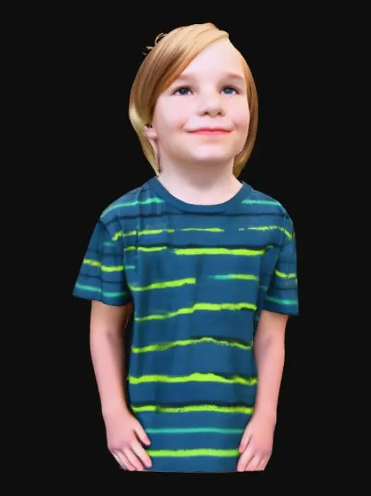 3D model for Smile in Stripes