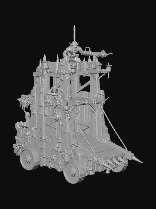 3D model for Rolling Fortress