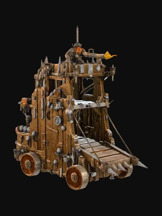 3D model for Rolling Fortress