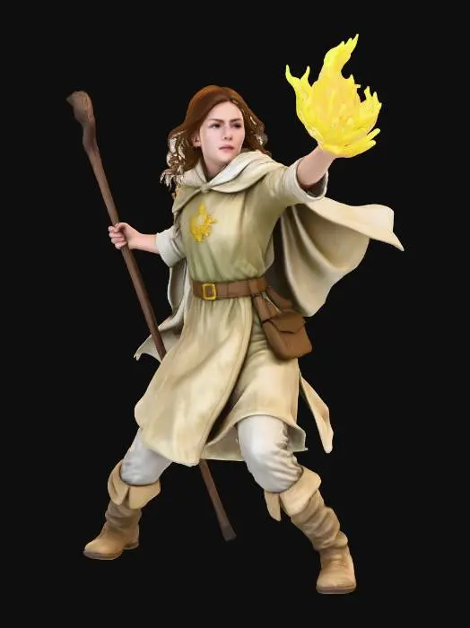 3D model for Radiant Sorceress