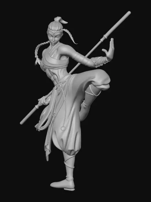 3D model for BO STAFF