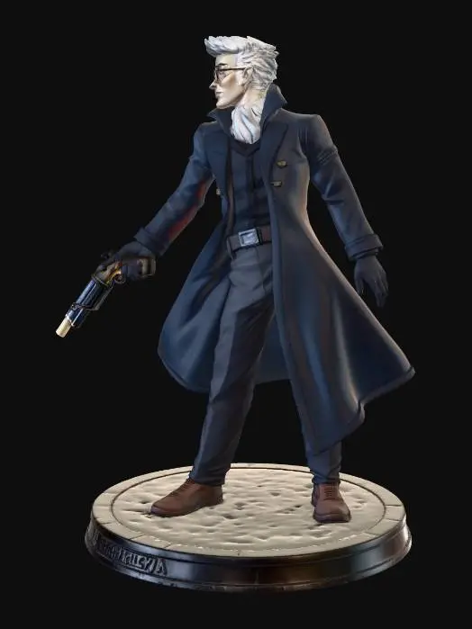 3D model for Moonlit Revolver