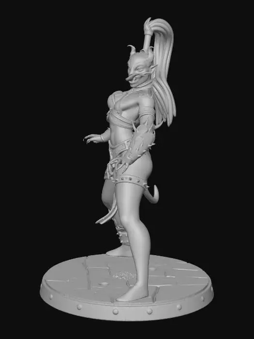 3D model for Crimson Queen of the Warband
